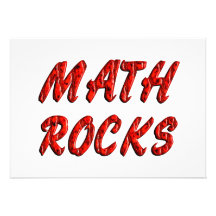 ROCHES de maths Invitations Personnalisables
