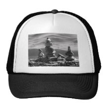 Roches de zen casquettes