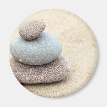 Roches de zen magnets pour réfrigérateur