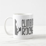 Roches d'escalade tasse à café