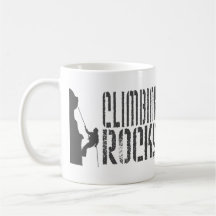 Roches d'escalade tasse à café