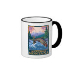 Rock Creek, scène de pêche de MontanaFly Tasse