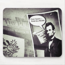 Rockin Abe Lincoln Mousepad Tapis De Souris