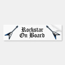 Rockstar à bord autocollant pour voiture