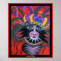 Roi bariolé posters
