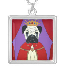 "Roi collier de chien de carlin de château"