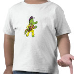 Roi d'alligator avec la guitare t-shirt
