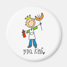 Roi de BBQ Aimant