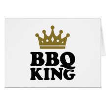 Roi de BBQ Carte De Vœux