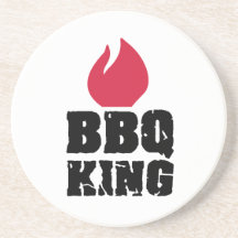Roi de BBQ Dessous De Verre