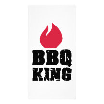Roi de BBQ Photocarte Customisée