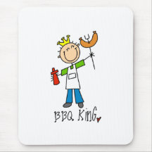 Roi de BBQ Tapis De Souris