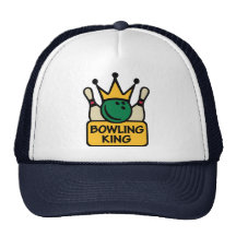 Roi de bowling casquettes de camionneur