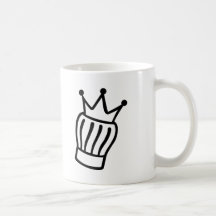 Roi de chapeau de chef de cuisine mug