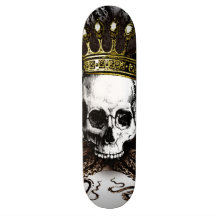 Roi de crâne de calmar plateau de skateboard