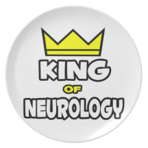 Roi de la neurologie assiette pour soirée