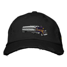 Roi de la route avec le nom personnalisé chapeau brodé