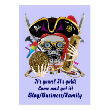 Roi de pirate des Rois Lafitte Important View Hint Cartes De Visite Personnelles
