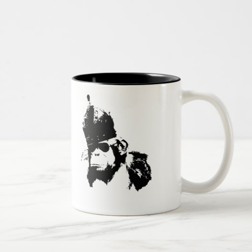 Roi de singe de graffiti tasse