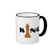 roi d'échecs mugs à café