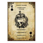Roi des pelles - carte de visite