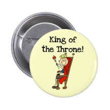 Roi des T-shirts et des cadeaux de trône Badge