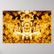 "Roi d'or de fleur " Poster