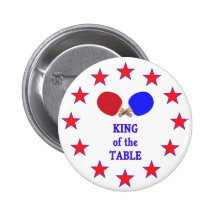 Roi du ping-pong de Tableau Badges Avec Agrafe