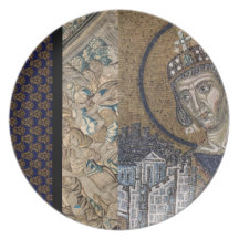 Roi Faience tapisserie J2M Assiette