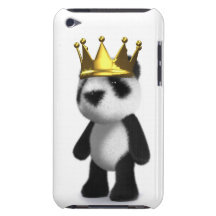 Roi mignon de panda du bébé 3d étui barely there iPod