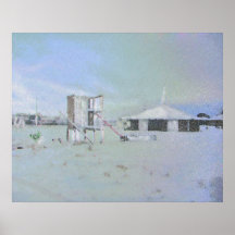 Rolleston dans la neige poster