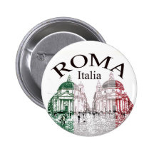 Roma a embouti badge avec épingle