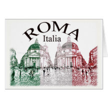 Roma a embouti carte de vœux