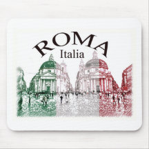 Roma a embouti tapis de souris