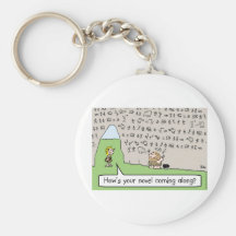 roman de peinture de caverne d'homme des cavernes porte-clefs