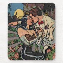 Romance dans le clair de lune tapis de souris