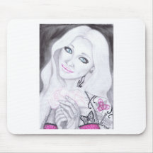 Romance en pastel tapis de souris
