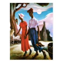 Romance par Thomas Hart Benton Carte Postale