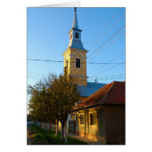 Romania,Local church Card