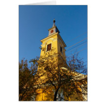 Romania,Local church Greeting Card