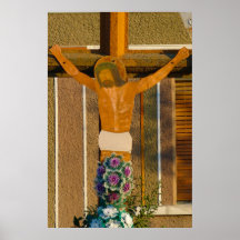 Romania, Wayside shrine made from painted metal Posters
