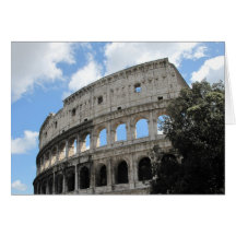 Rome antique Colosseum Carte De Vœux