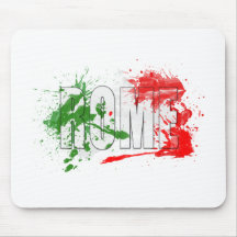 Rome CBD 0020 - éclaboussure de drapeau Tapis De Souris