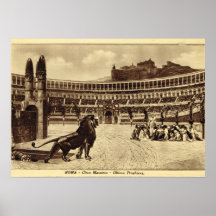 Rome, jeux dans le cirque Maximus Affiches