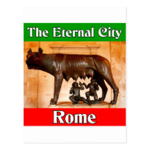 Rome la ville éternelle carte postale