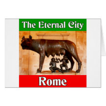 Rome la ville éternelle cartes de vœux