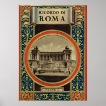 Rome, monument à Victor Emmanuel II Poster