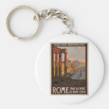Rome par le Mont-Cenis Porte-clé