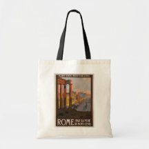 Rome par le Mont-Cenis Sacs De Toile