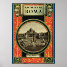 Rome, pizza S. Pietro Posters